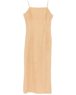 By Malene Birger Lucille Crease Dress - Natural