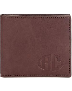 Roberto Cavalli Portemonnaie mit Monogramm-Prägung - Lila
