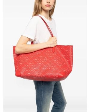 Zadig & Voltaire Z Shopper Xl Monogram Bag - Red