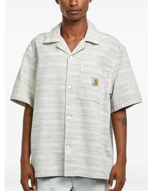 Carhartt Stripe Pocket Shirt - White