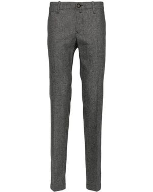 Jacob Cohen Houndstooth-Pattern Pants - Gray