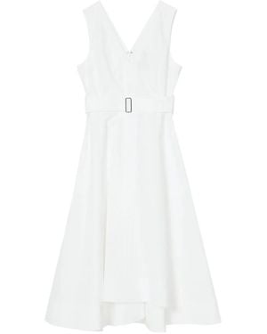 3.1 Phillip Lim Popeline Midi-Jurk - Wit