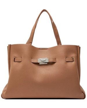 DKNY Bolso De Hombro Con Asa En El Tope - Marrón