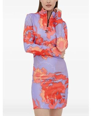 adidas Sunflower Graphic Dress - Red