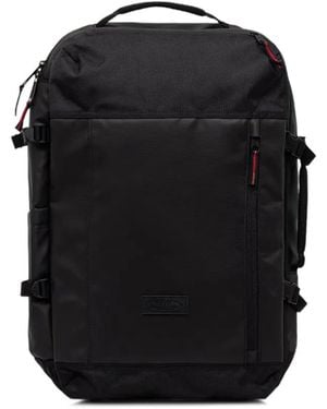 Eastpak Cnnct Logo-Patch Panelled Backpack - Black