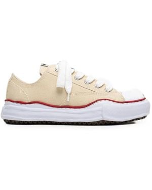 Maison Mihara Yasuhiro Peterson Og Sole Canvas Low-Top Trainers - White