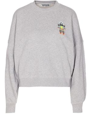 Essentiel Antwerp Beaded-robot Sweatshirt - グレー