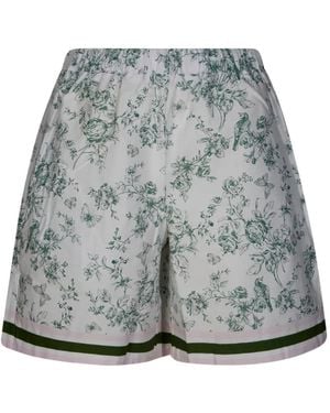 Robert Friedman Floral-Print Shorts - Grey