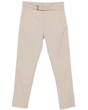 Canali Belted Trousers - Natural