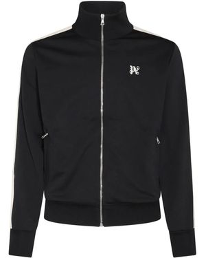 Palm Angels Giacca Con Ricamo - Nero