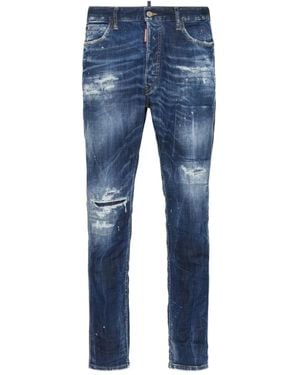 DSquared² Ausgeblichene Jeans - Blau