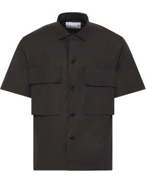 Sacai Flap-Pocket Shirt - Black