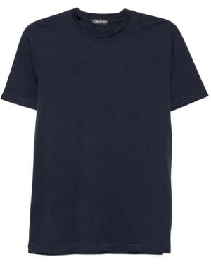 Tom Ford Crew-Neck T-Shirt - Blue