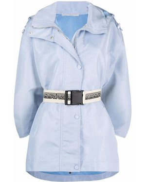 Stella McCartney Belted Hooded Jacket - Blue