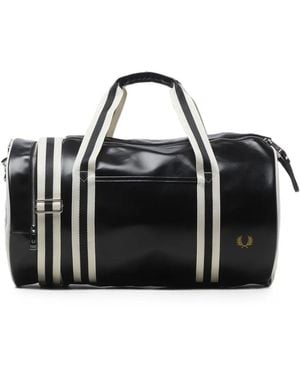 Fred Perry Classic Barrel Holdall - Black