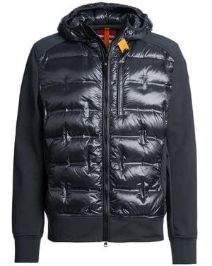 Parajumpers Faron Hooded Quilted Jacket - Blue