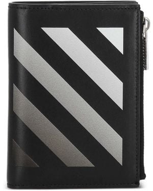 Off-White c/o Virgil Abloh Diag-Stripe-Print Wallet - Black