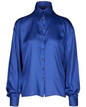 Tessitura Body Couture Chemise À Manches Longues - Blue