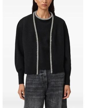 AllSaints Odell Verfraaid Vest - Zwart