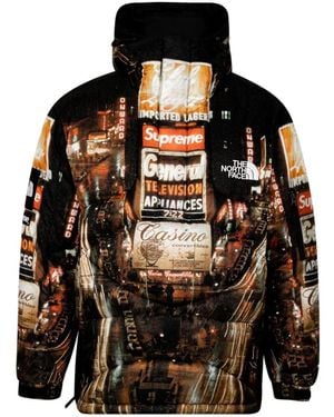 Supreme X The North Face Hoodie 800-Fill Zippé - Noir