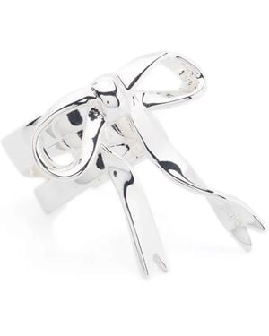 Maje Ring Mit Schleife - Weiß