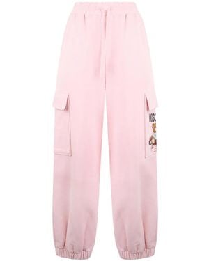 Moschino Pantalon De Jogging À Motif Teddy Bear - Pink