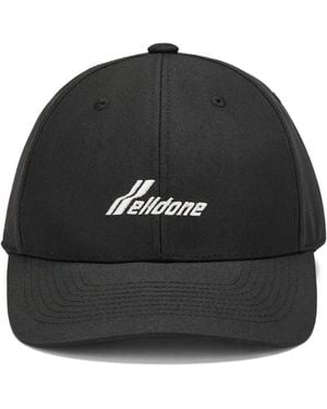 we11done Logo-Embroidered Baseball Cap - Black