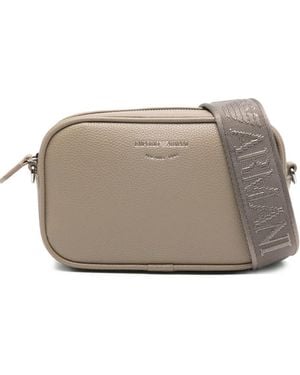 Emporio Armani ロゴストラップ ショルダーバッグ - グレー
