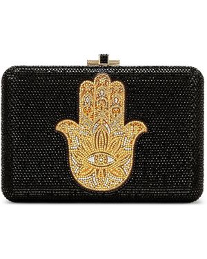 Judith Leiber Bolso Hamsa Mini Con Apliques De Cristal - Negro