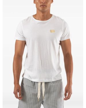 TYLER JORN Logo-Patch T-Shirt - White