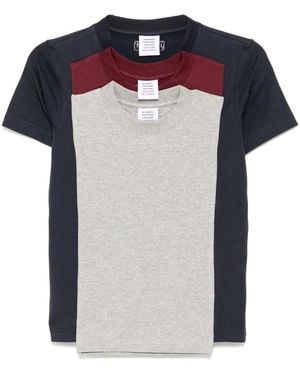 Vetements Layered T-Shirt - Blue
