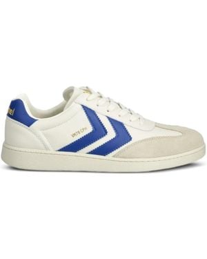 Hummel Sneakers Con Motivo Chevron - Blu