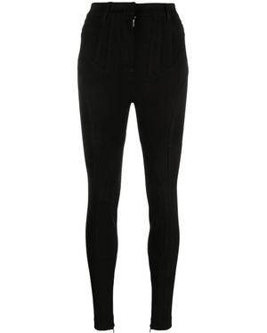 Stella McCartney Paneled Skinny-Cut Pants - Black