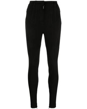 Stella McCartney Panelled Skinny-Cut Trousers - Black