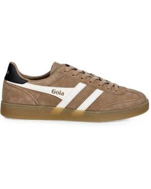 Gola Zapatillas Viper Con Parche Del Logo - Marrón