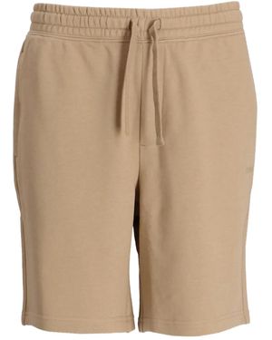 HUGO Drawstring-Waist Shorts - Natural