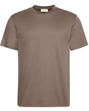 Calvin Klein T-Shirt À Logo Brodé - Brown