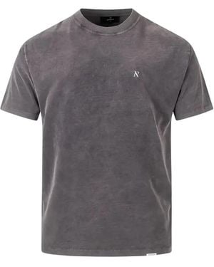 Represent Acid-Wash Logo T-Shirt - Grey