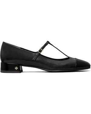 Tory Burch キャップトゥ フラットシューズ - ブラック