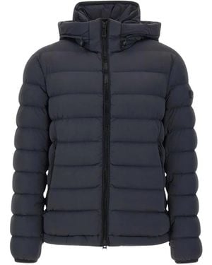 Peuterey Doudoune À Capuche - Bleu