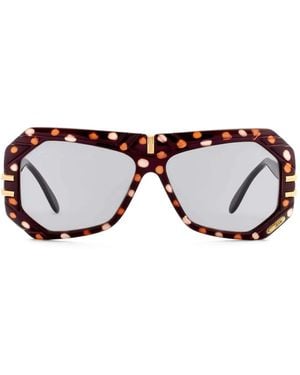 Cazal Gafas de sol con lunares - Marrón