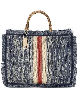 La Milanesa Ortensia Tote Bag - Blue