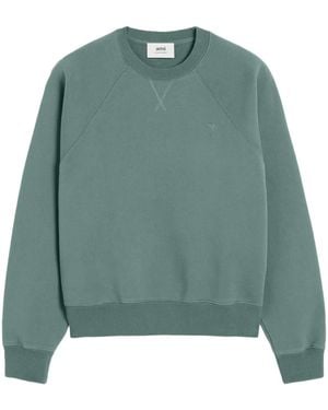 Ami Paris Ami De Coeur Sweatshirt - Green