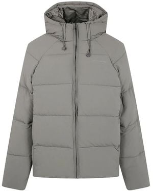 Daily Paper Hooded Puffer Jacket - Gray