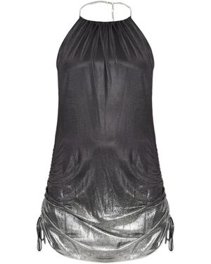 DIESEL D-Iren Ruched Mini Dress - Black