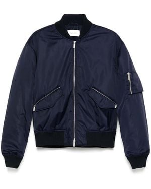 Ferragamo Zip-Up Bomber Jacket - Blue