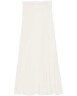 Paris Georgia Basics Bias-Cut Half-Slip Skirt - White