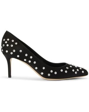 Giuseppe Zanotti Jakye Precious 70Mm Satin Court Shoes - Black