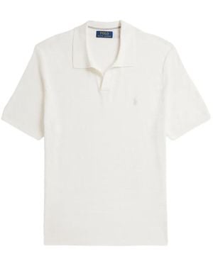 Polo Ralph Lauren T-Shirt À Logo Pony Brodé - White