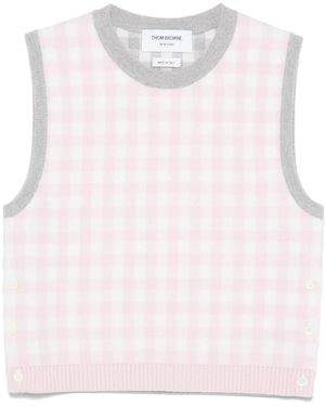 Thom Browne Fun Mix Tank Top - Pink